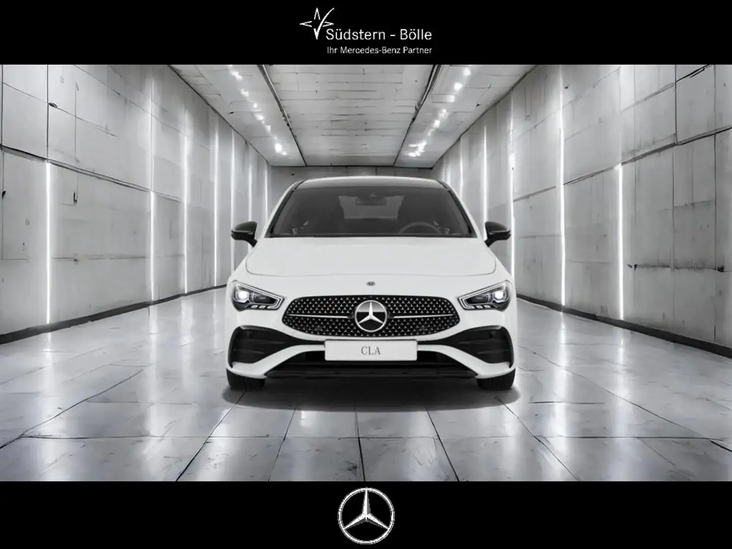 Mercedes-Benz CLA 200 Coupé AMG+NIGHT+PANO+DISTRO+AMBIENTE Blanc - 2