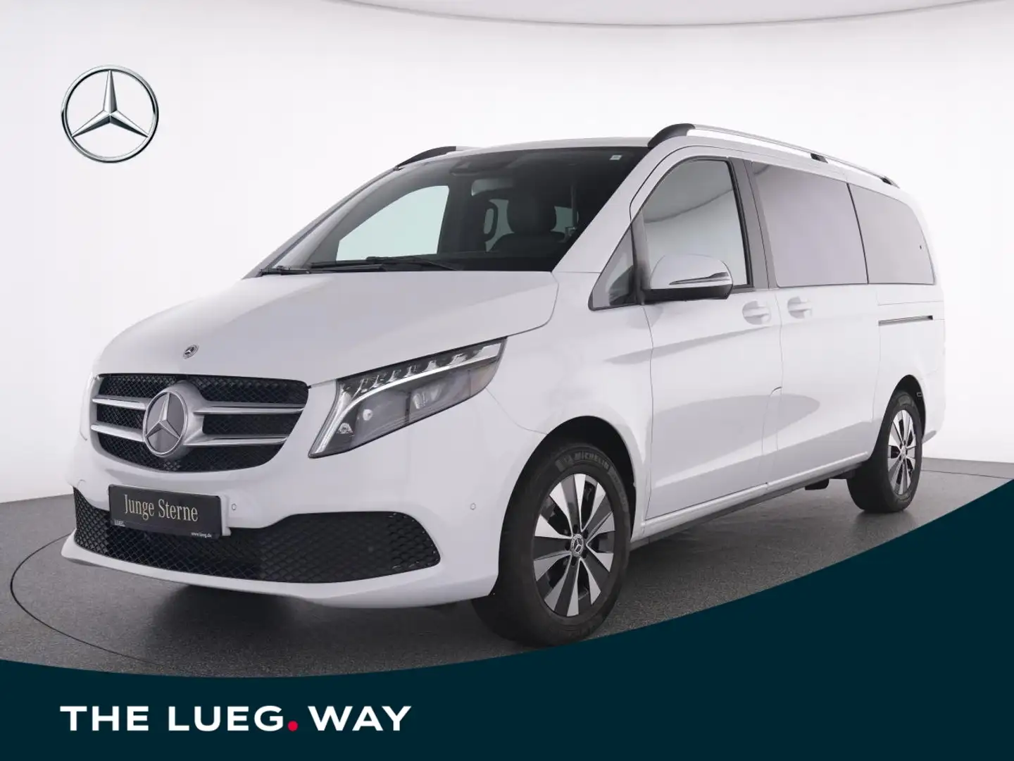 Mercedes-Benz V 250 d 4M MBUX+Navi+LED-ILS+AHK+Sthg+Leder+RFK Weiß - 1