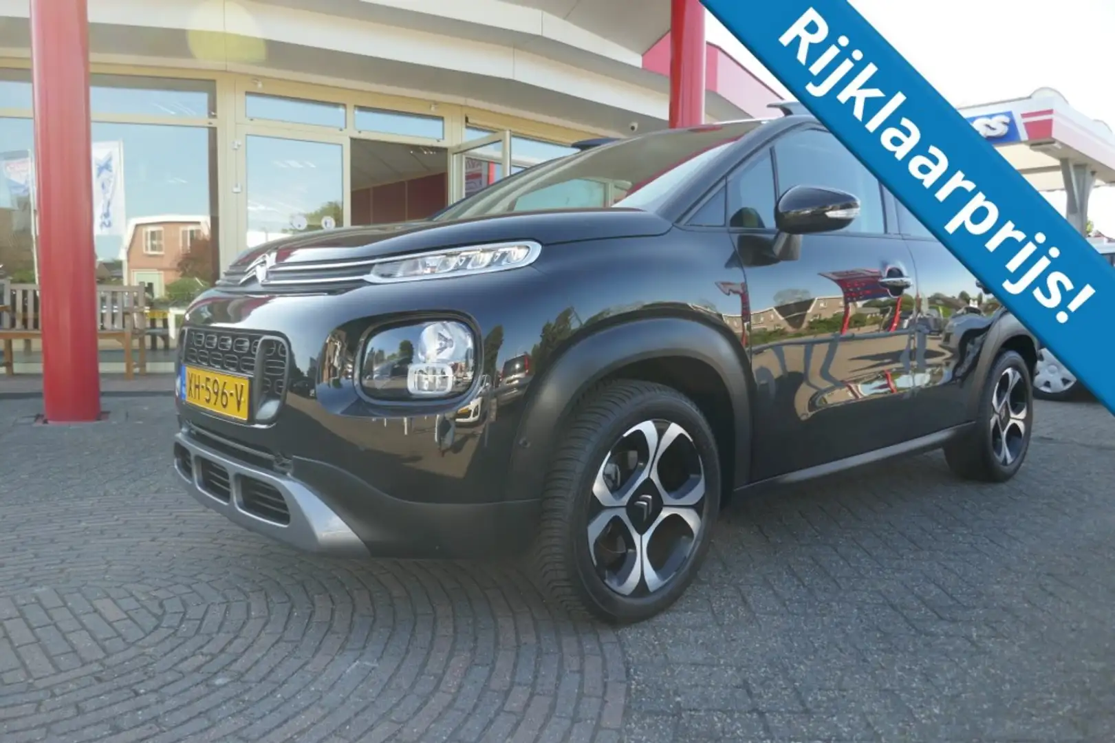 Citroen C3 1.2 PT S&S SHINE  110 PPK  NAVI/CAMERA 360 / NIEUW Zwart - 1