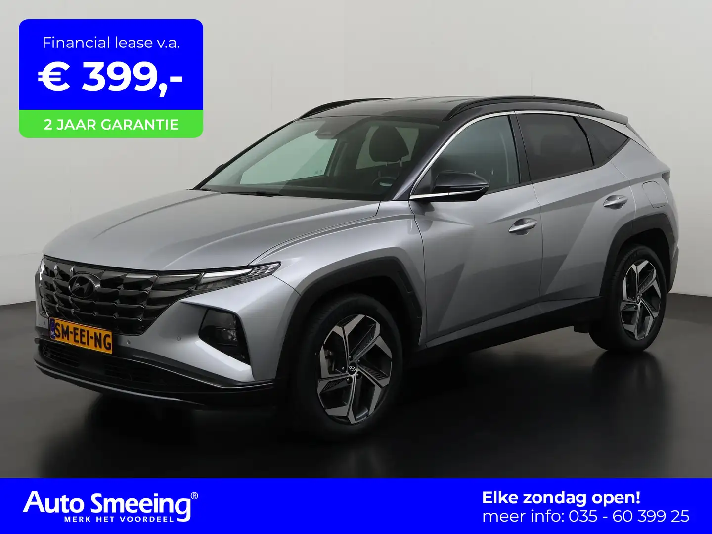 Hyundai TUCSON 1.6 T-GDI HEV Premium | Leder | Stoelventilatie | Zilver - 1