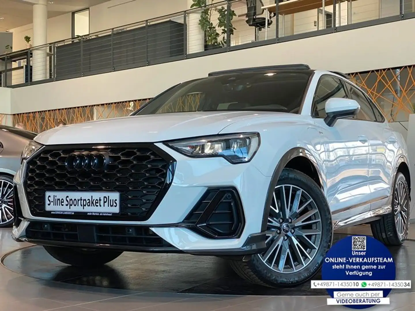Audi Q3 Sportback 45 TFSIe S-line+ ViCo eGSD Kam 19" Alb - 1