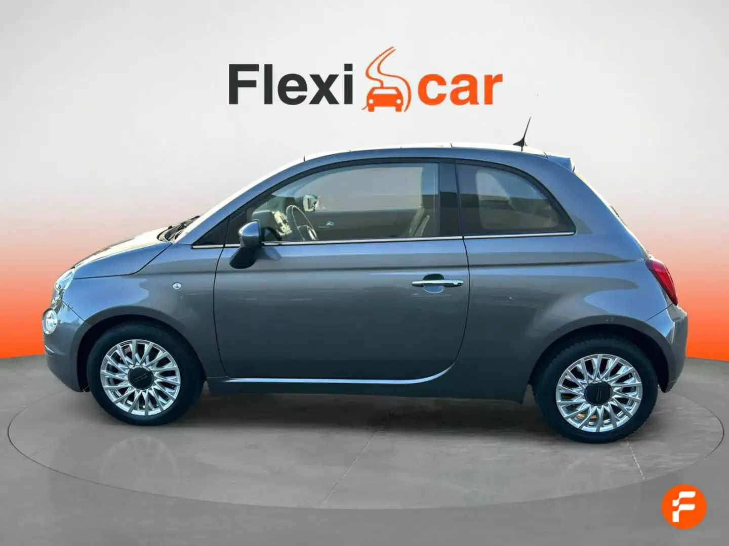 Fiat 500 1.2 Lounge Gris - 1