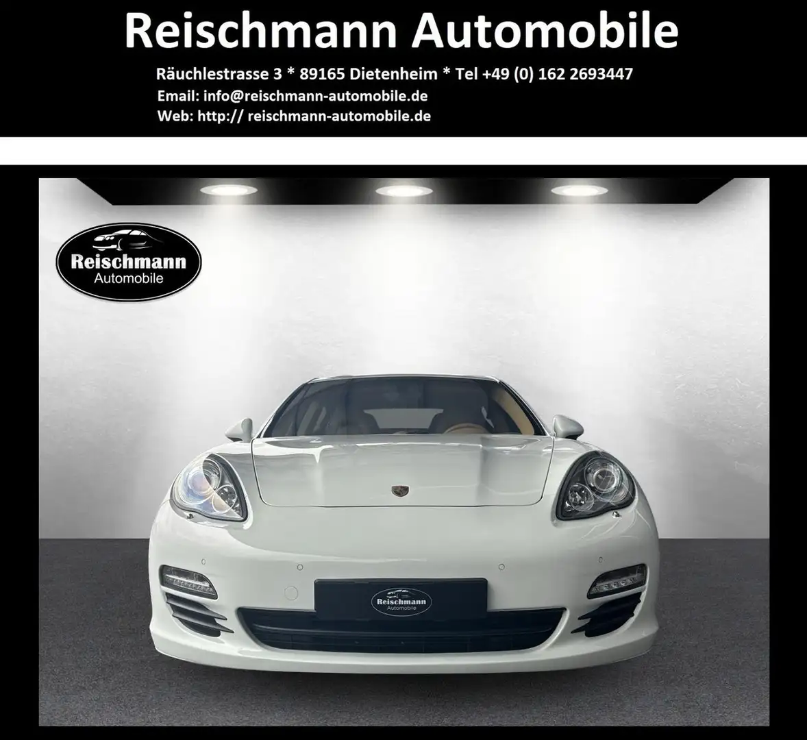 Porsche Panamera 4S V8 PDK 88Tkm Leder Klima Klappenausp Blanc - 1