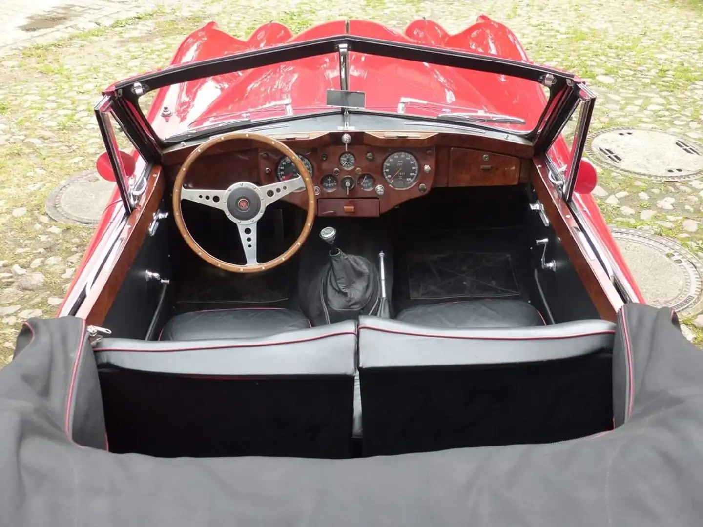 Jaguar XK 140 DHC - Fünfgang-Getriebe Rot - 1