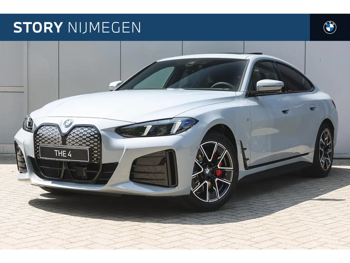 BMW i4 eDrive40 Gran Coupé M Sport / Schuif-kanteldak / A Grijs - 1