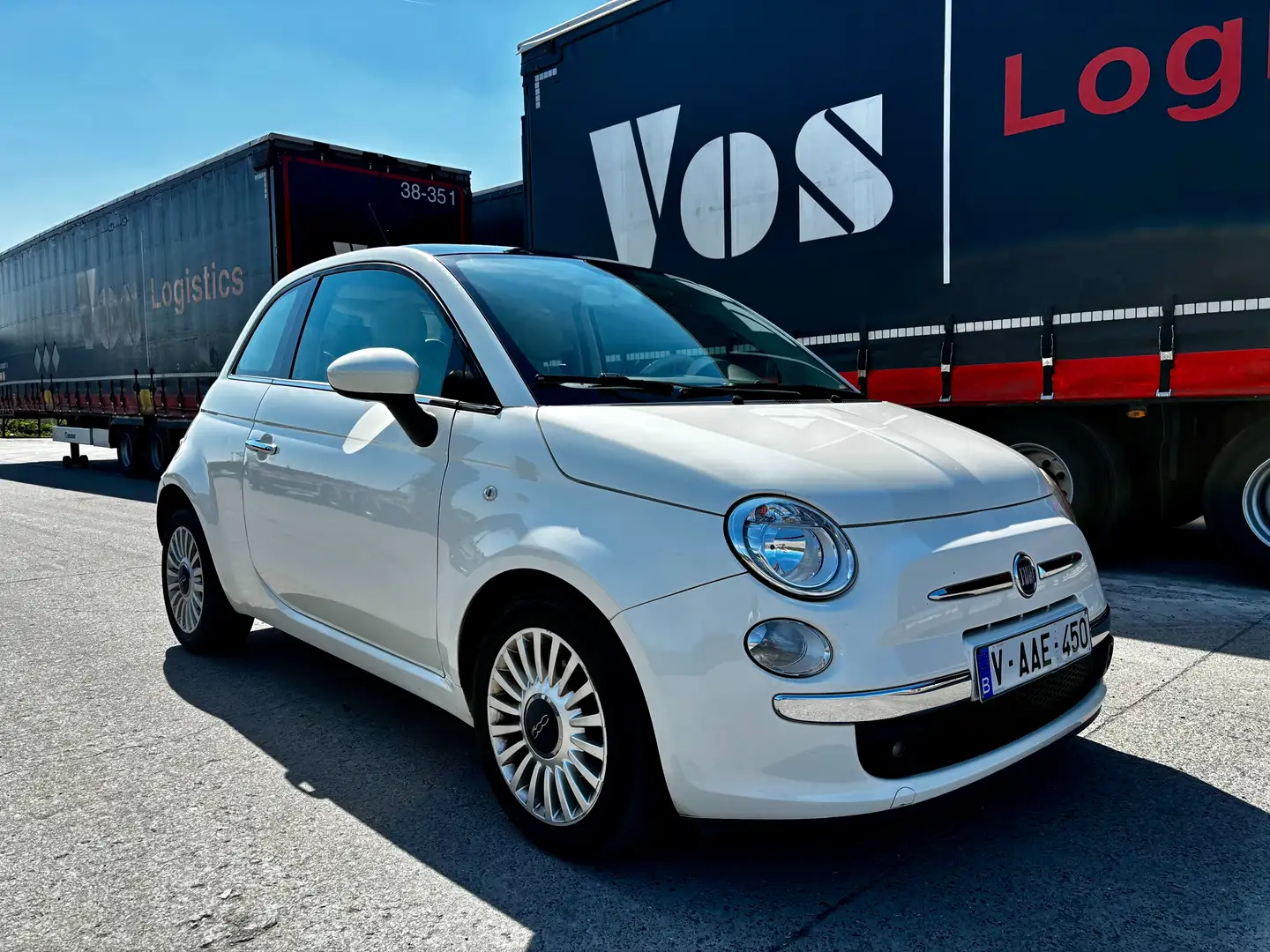Fiat 500 TwinAir Lounge AIRCO | PANO | BLUETOOTH | GARANTIE Blanc - 2