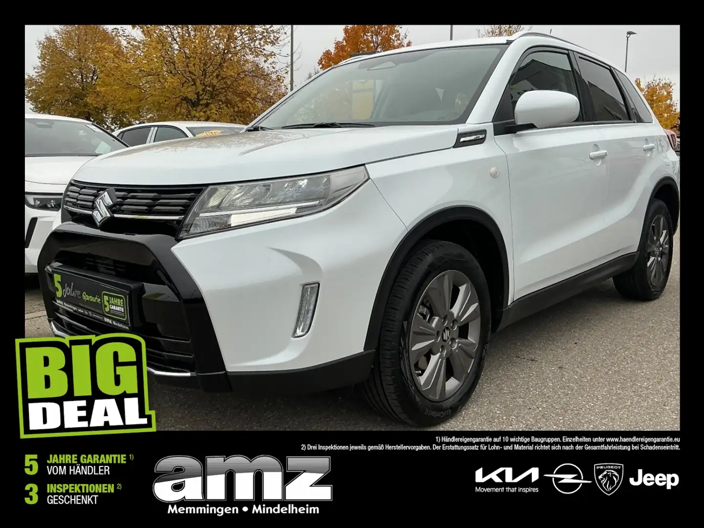 Suzuki Vitara 1.5 ALLGRIP Comfort Allrad+AHK+Navi+Kamera Weiß - 1