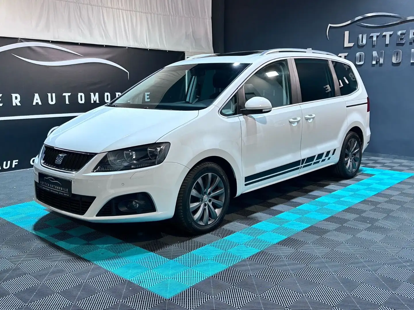 SEAT Alhambra * 2.0 TDI/AHK/PANO/TEMPO/NAVI/RFK* Blanco - 2