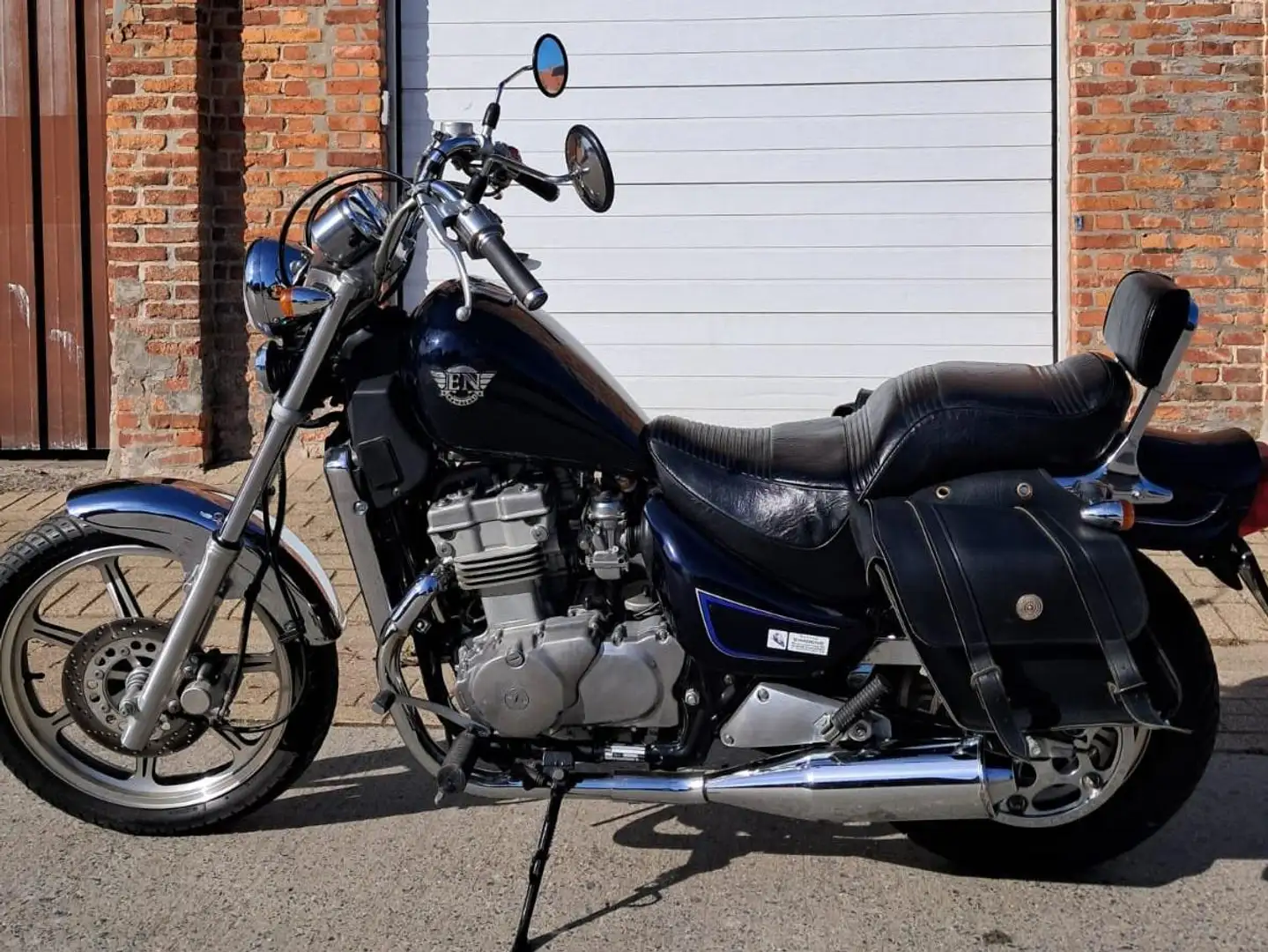 Kawasaki EN 500 Blauw - 1