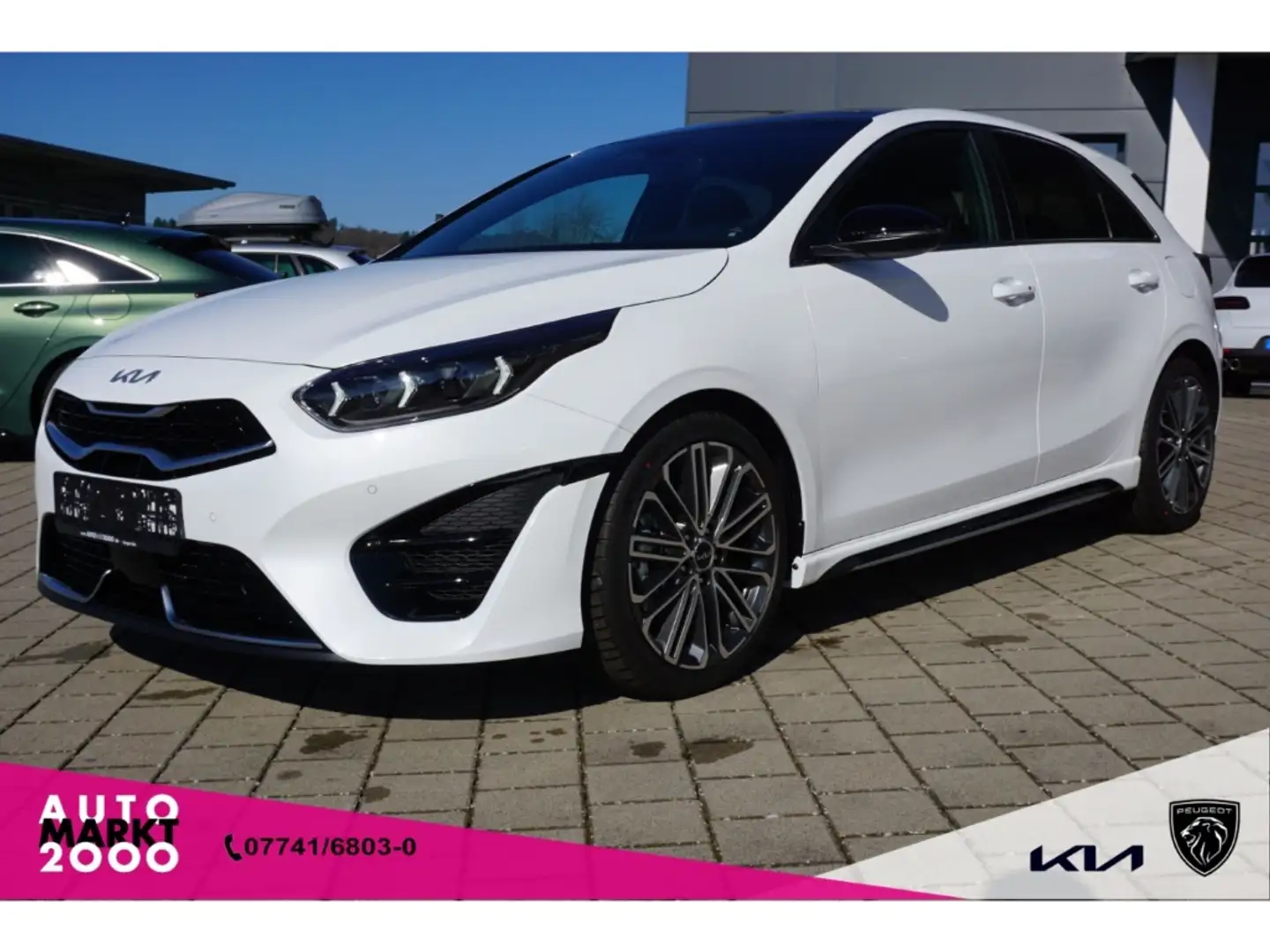 Kia Ceed / cee'd 1.5T 140 GT Line DCT7 Navi LED ACC Kamera SHZ Weiß - 1