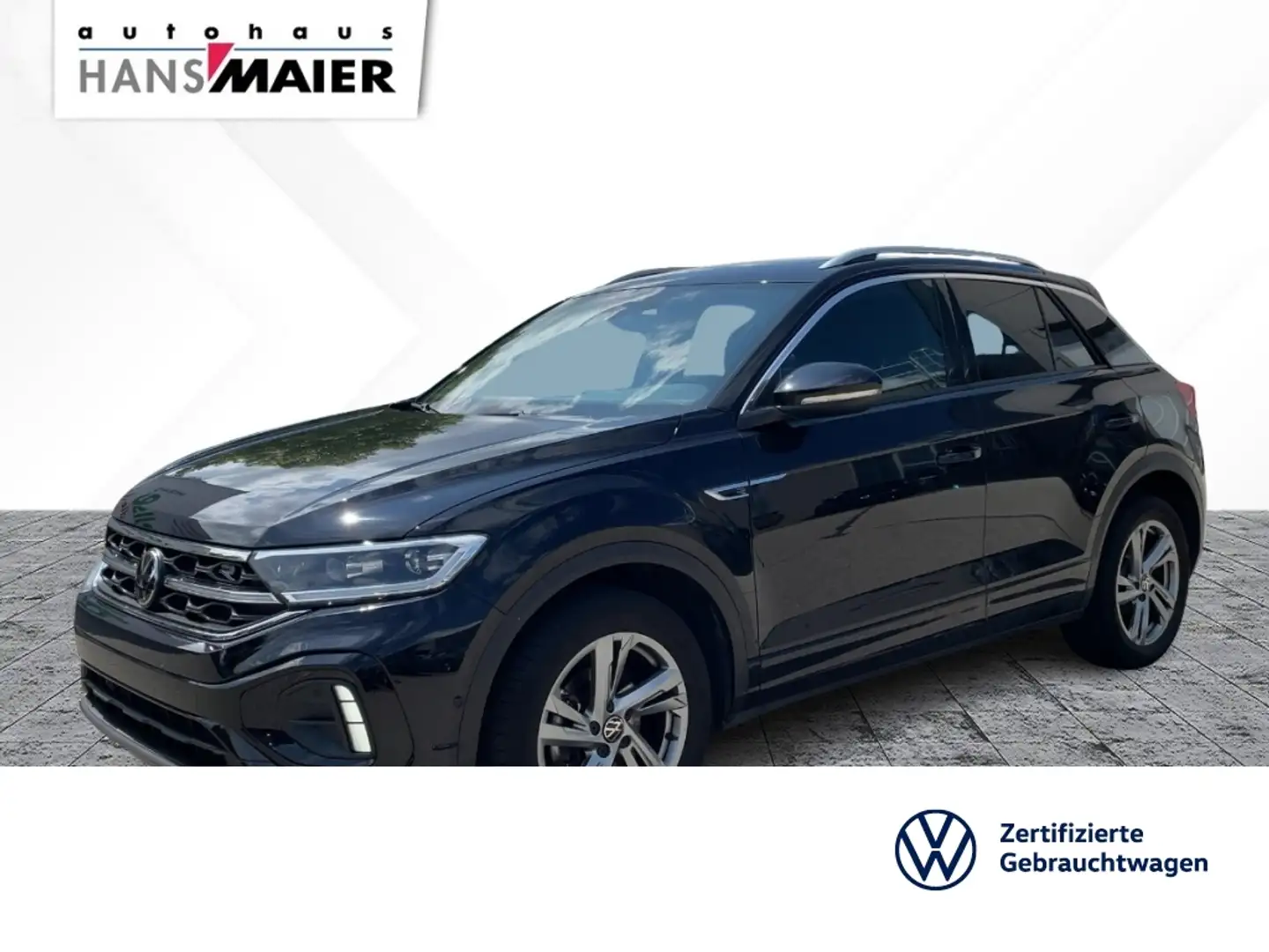 Volkswagen T-Roc R-Line TDI Navi IQLight Pano Kam StdHz Schwarz - 1