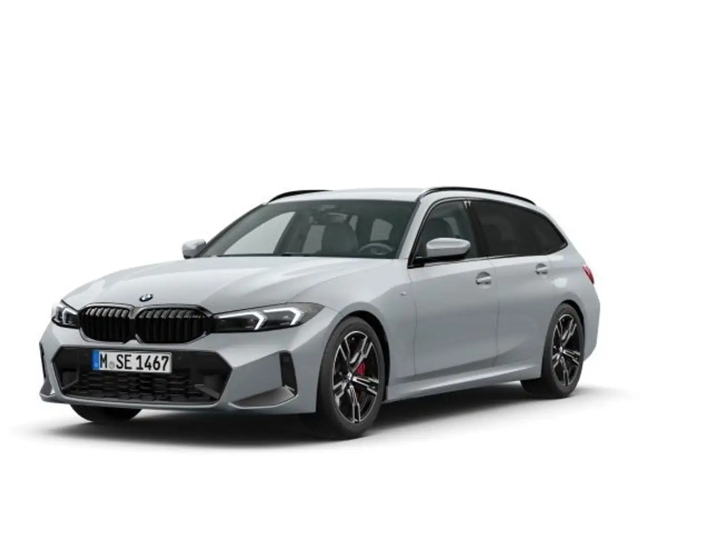 BMW 318 i Touring Auto M Sportpaket Klimaaut. AHK PDC Grau - 1