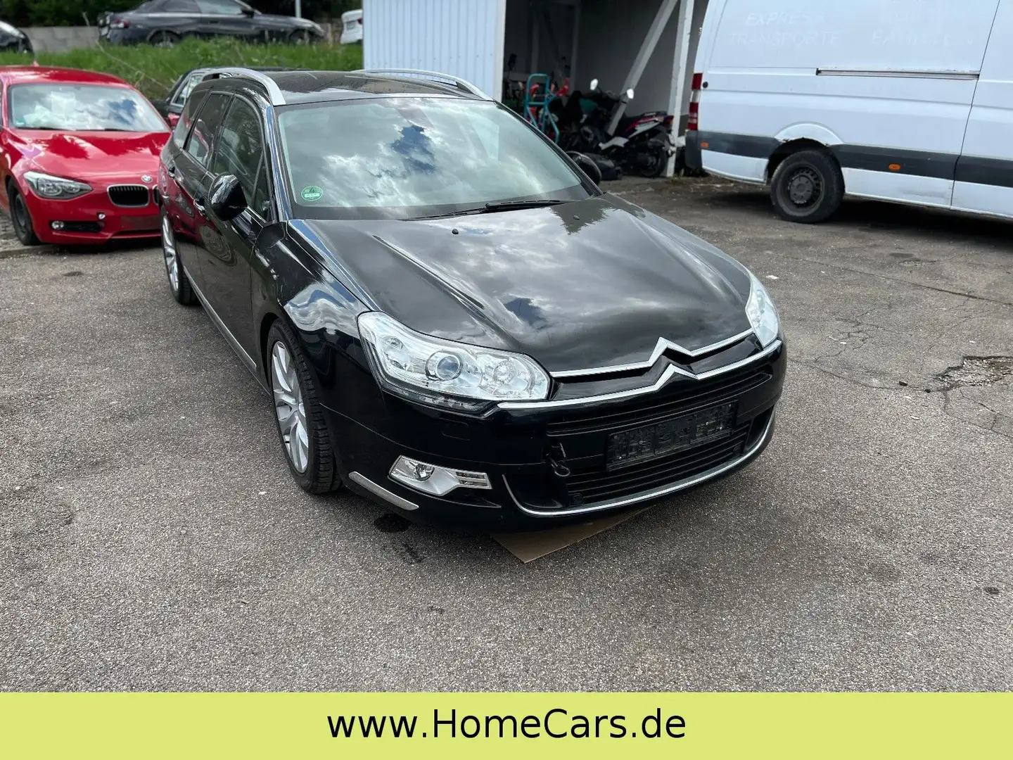 Citroen C5 Tourer Exclusive 3.0 - MOTORSCHADEN Fekete - 2