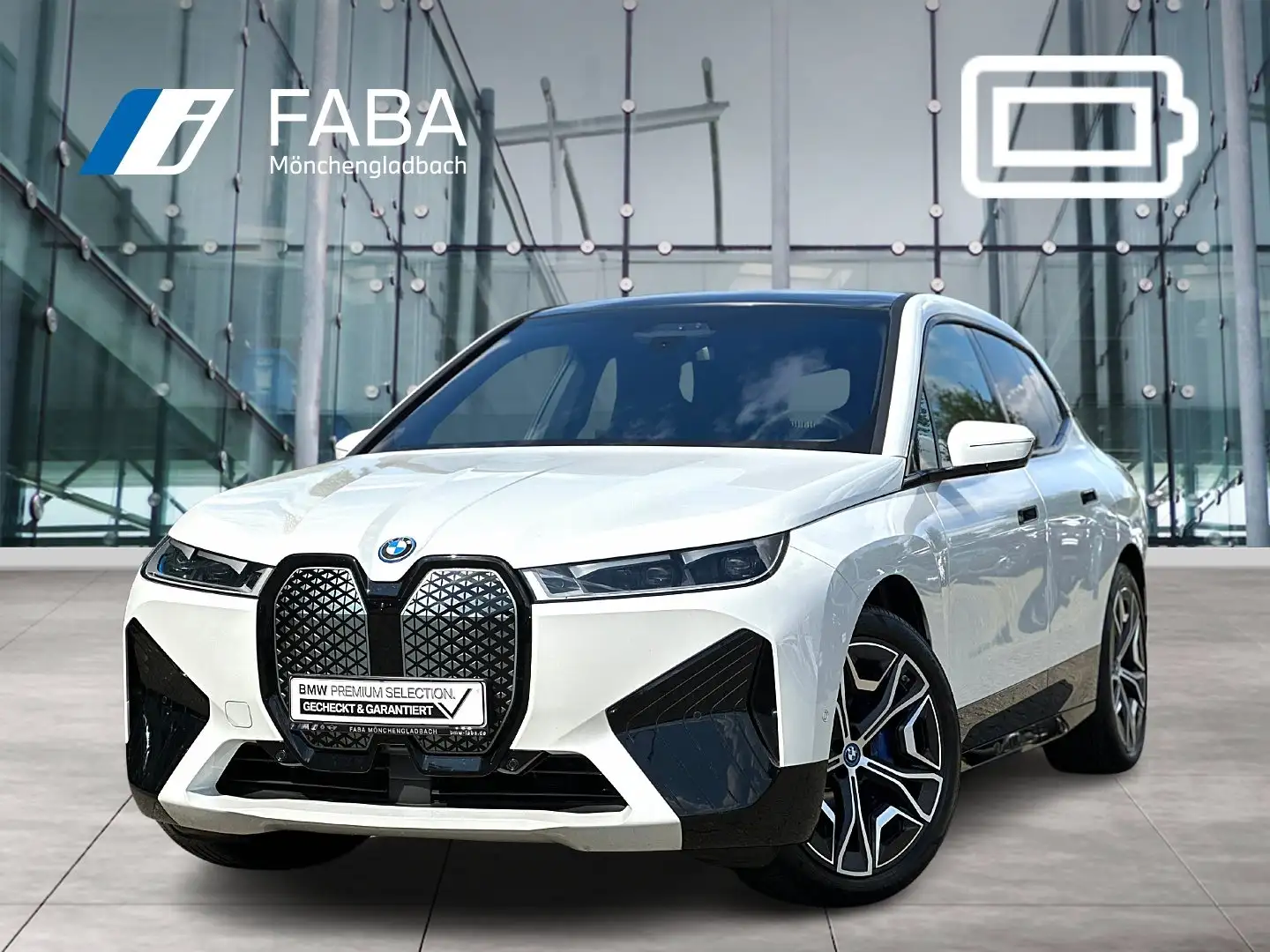 BMW iX xDrive40 Head-Up DAB LED RFK AHK el. Sitze Wit - 1