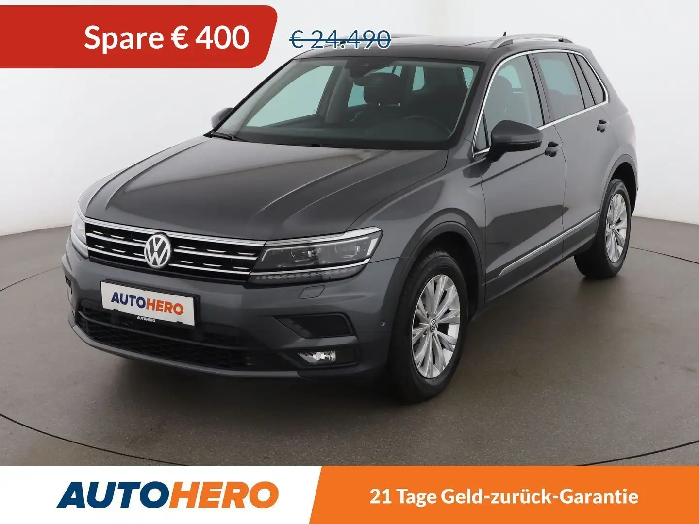 Volkswagen Tiguan 2.0 TDI Comfortline 4Motion BlueMotion Tech *PANO* Gris - 1