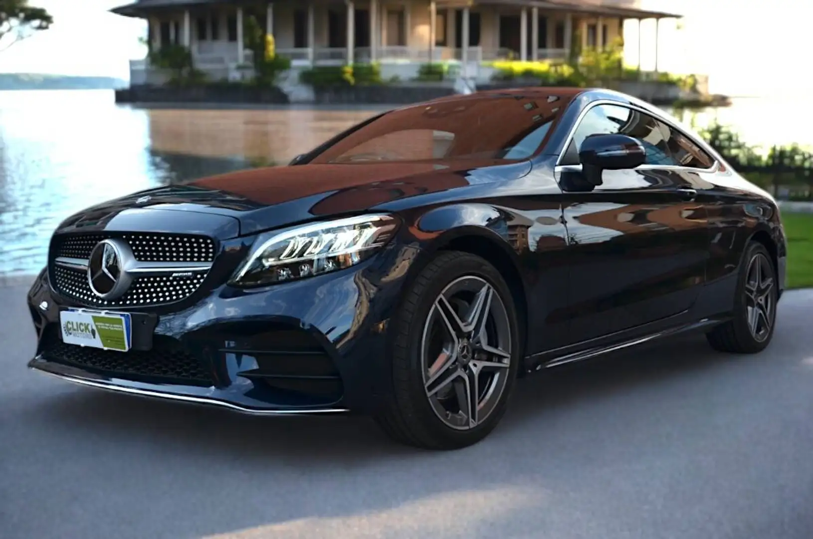 Mercedes-Benz Classe C 180 - 2018 Coupe AMG line 156 CV + 44 Blu/Azzurro - 2