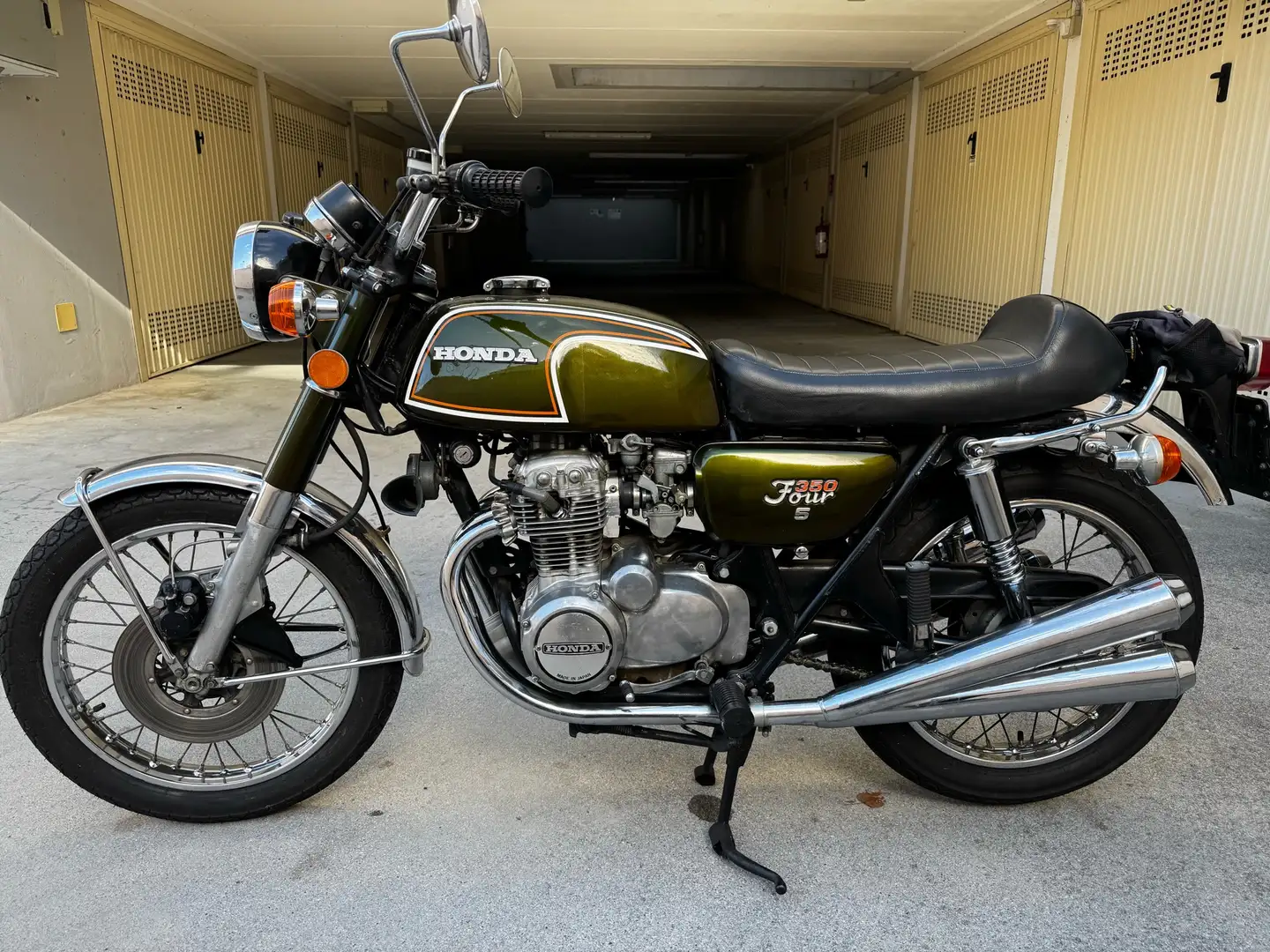 Honda CB 350 four Verde - 1