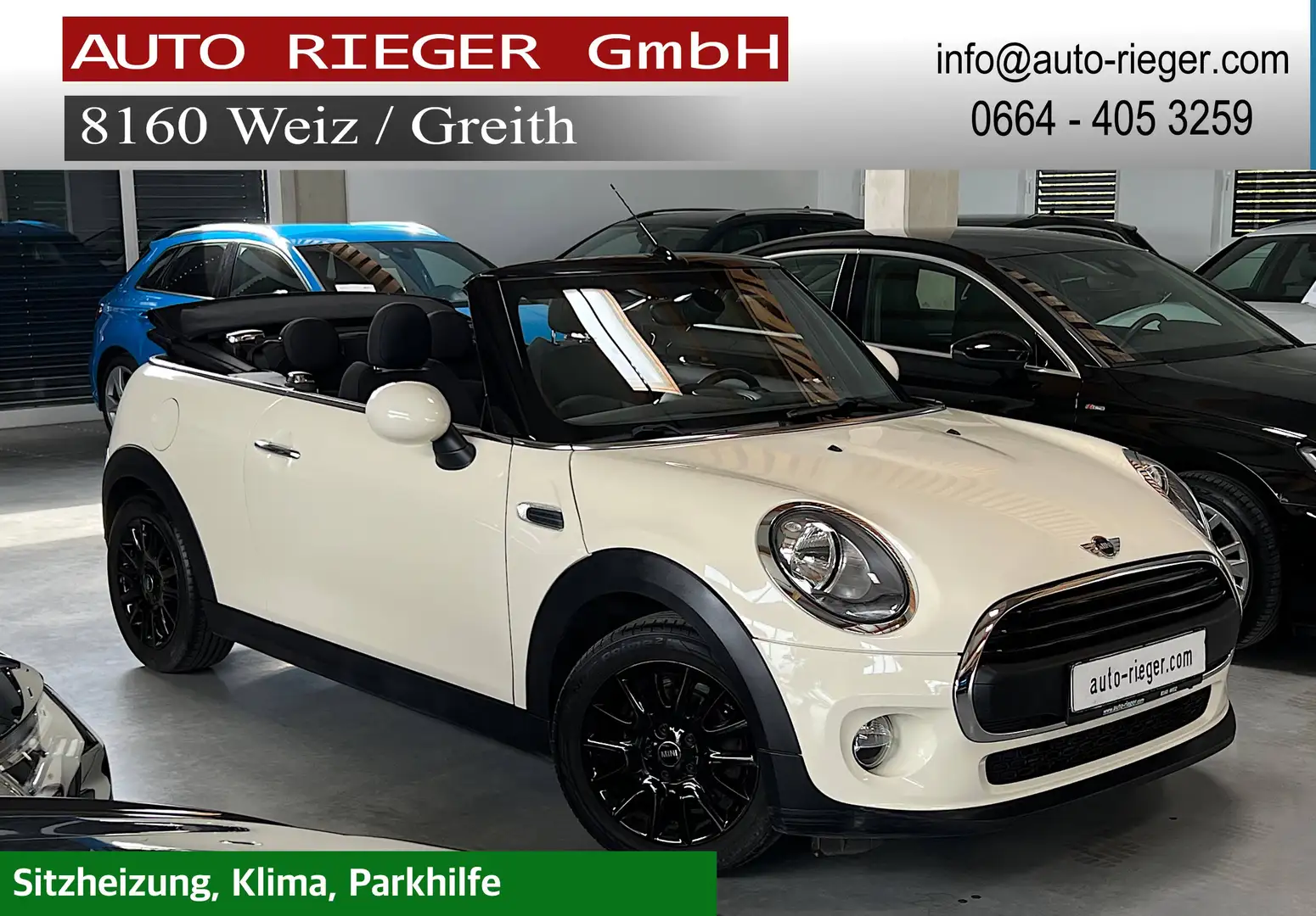 MINI One Cabrio One Pepper, Sitzheizung, Sportsitze Weiß - 1