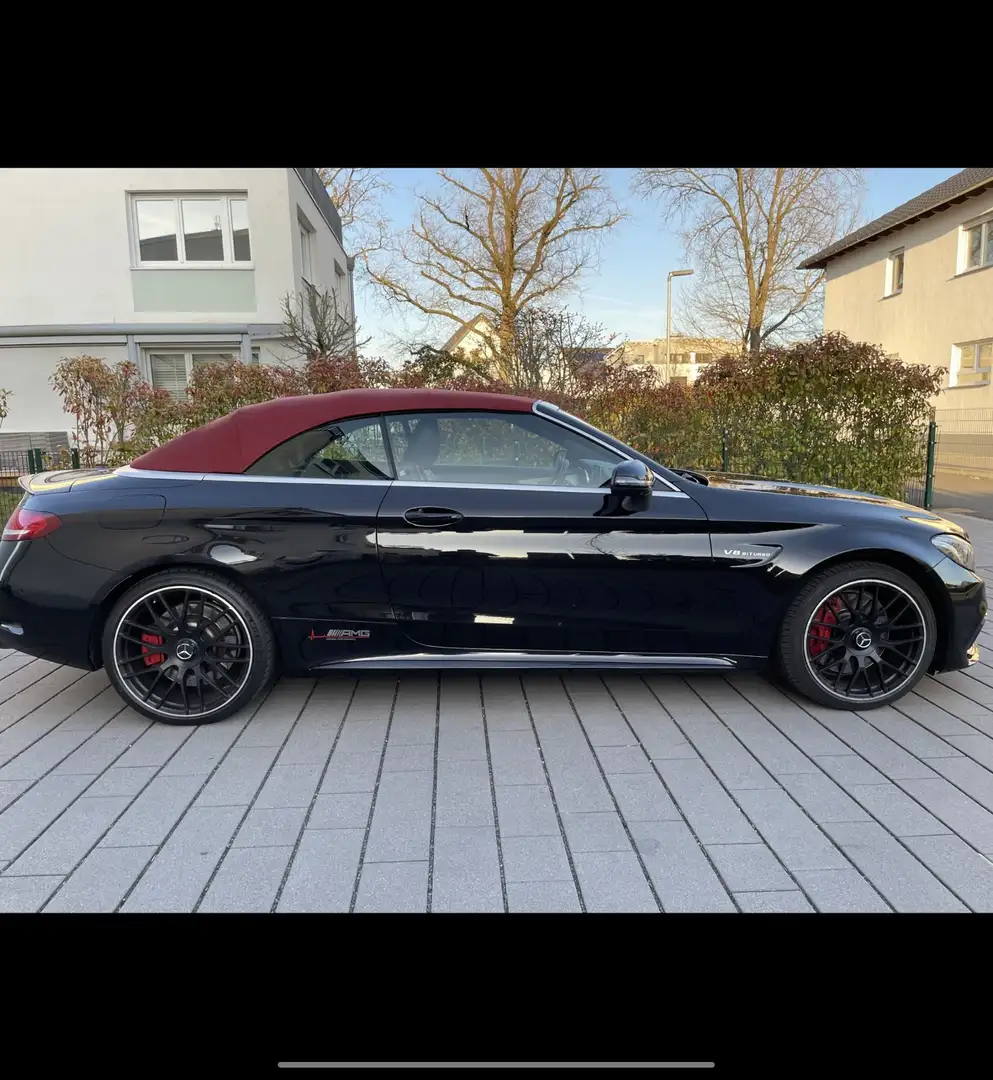 Mercedes-Benz C 63 AMG AMG C 63 Cabrio/360°/20" AMG/Verdeck rot Noir - 2