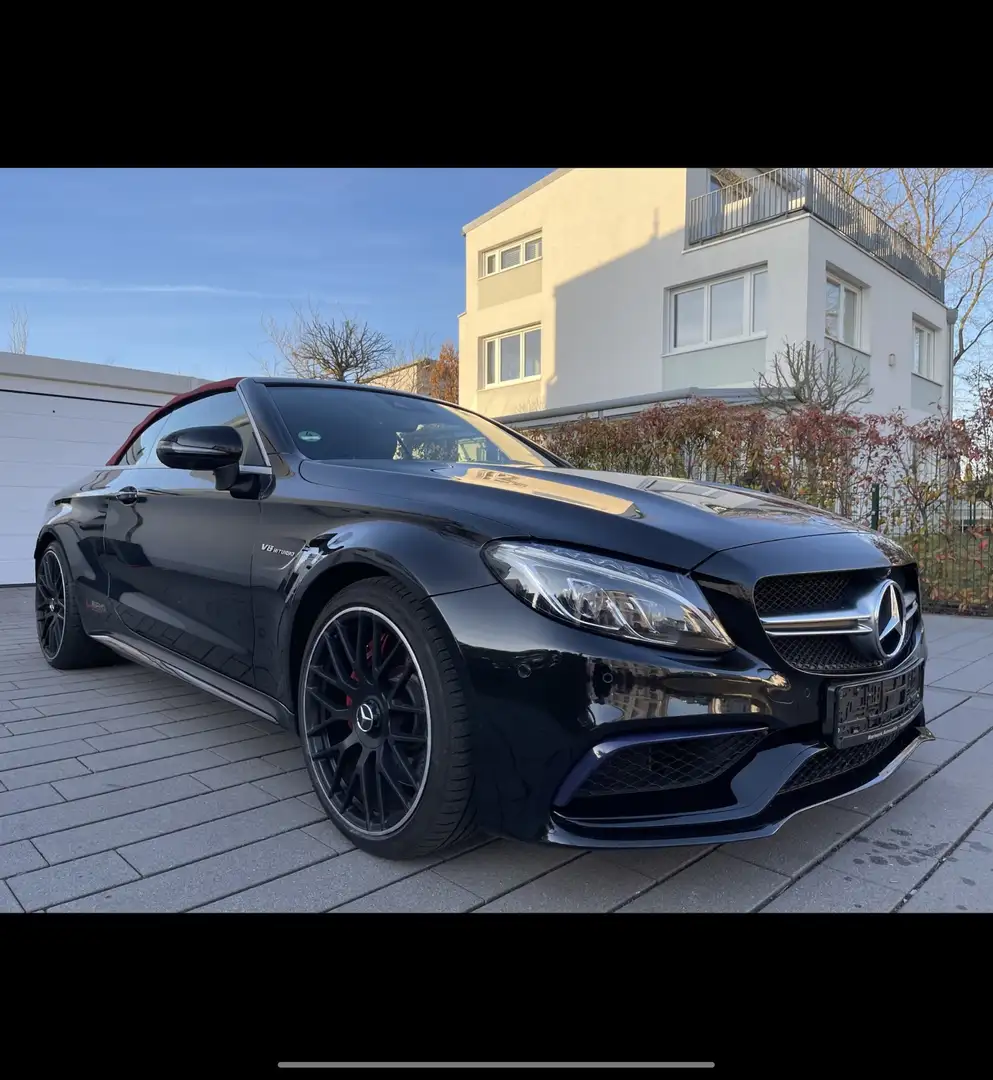 Mercedes-Benz C 63 AMG AMG C 63 Cabrio/360°/20" AMG/Verdeck rot Noir - 1