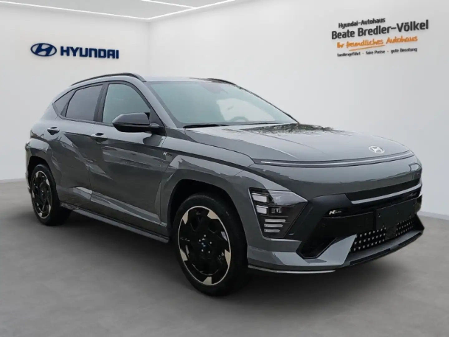 Hyundai KONA N Line EV 65 kWh Voll-LED Wärmepumpe Grau - 2