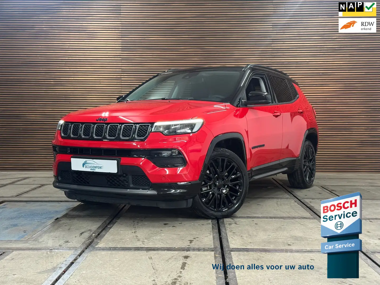 Jeep Compass 4xe 240 Plug-in Hybrid Electric S | Navigatie | Me Rood - 1