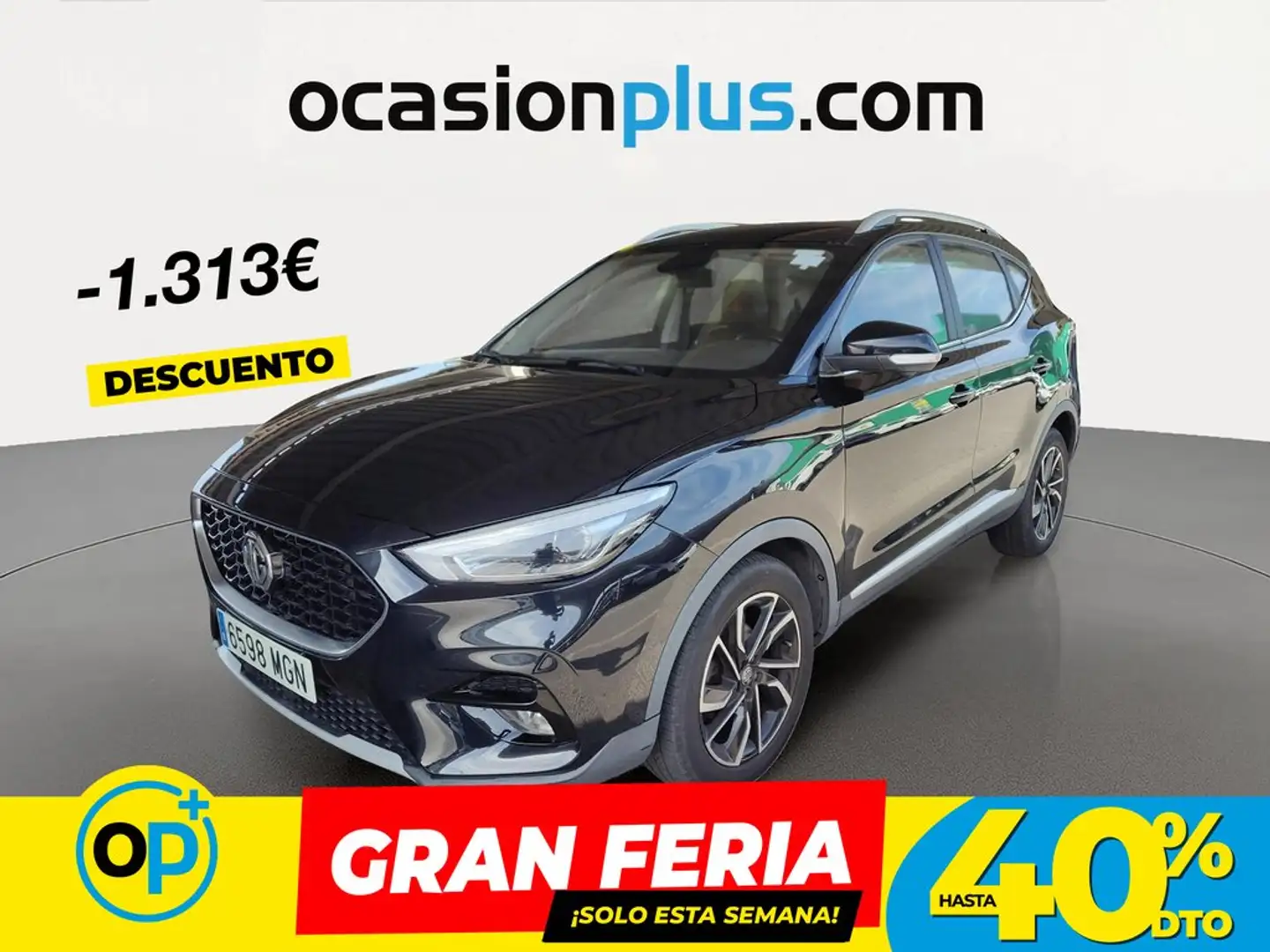 MG ZS 1.0 T-GDI Luxury Aut. 82kW Negro - 1