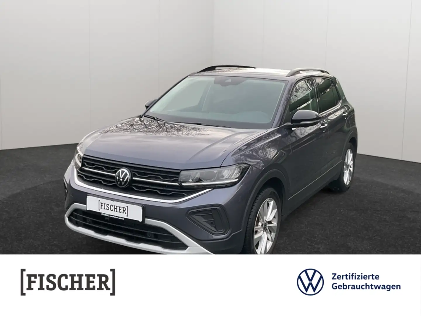 Volkswagen T-Cross 1.0TSI Goal LED Navi SHZ ACC PDC vorn & hinten DAB Grau - 1