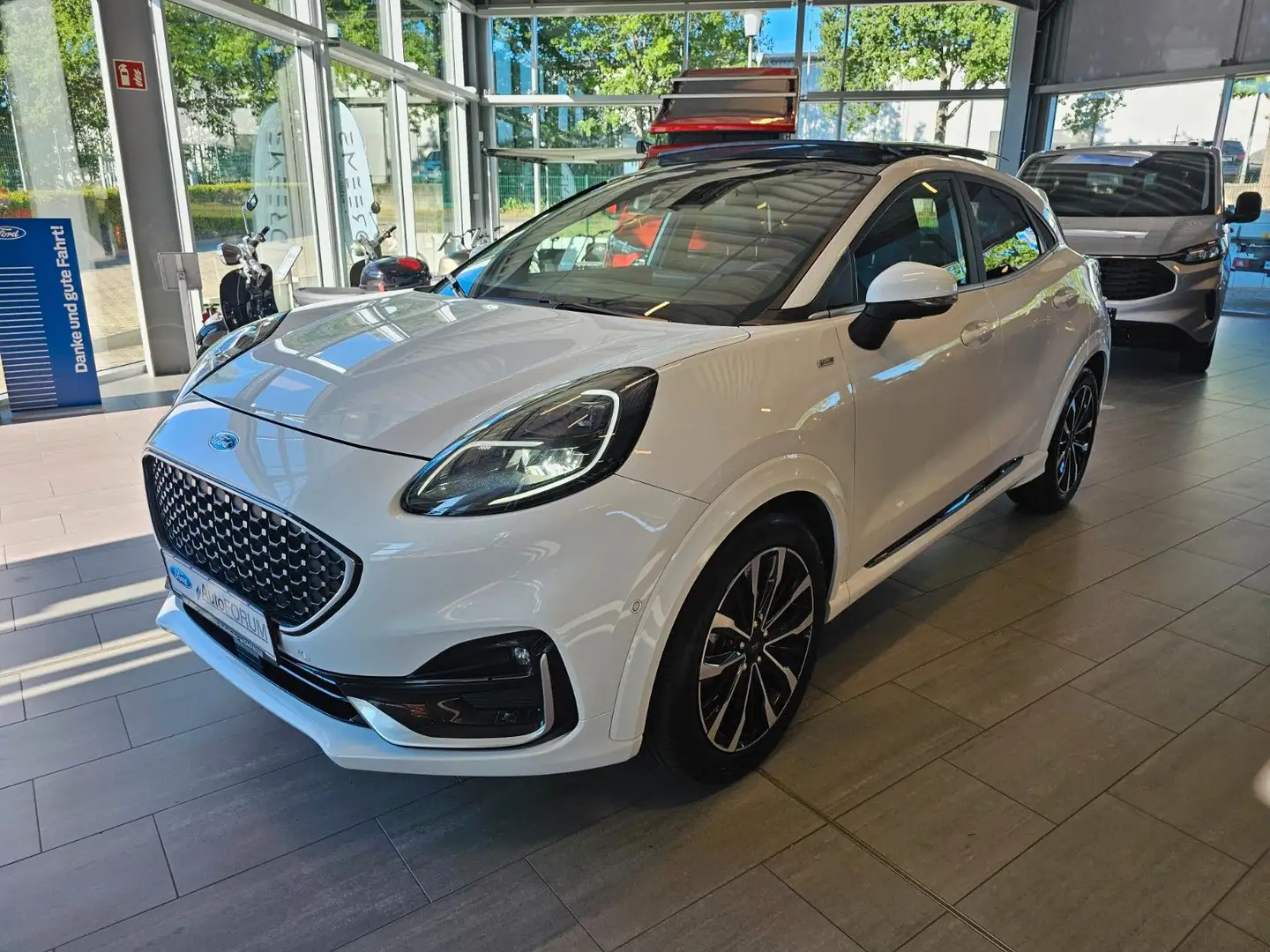 Ford Puma ST-Line Vignale Panorama-Dach Weiß - 1