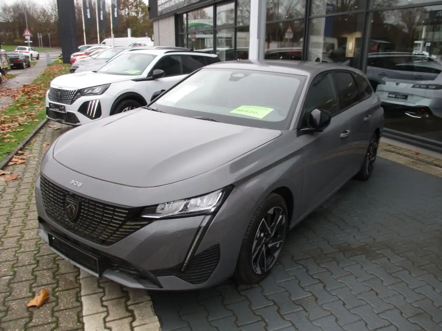Peugeot 308 SW Hybrid 136e-DSC6 Allure Gris - 2