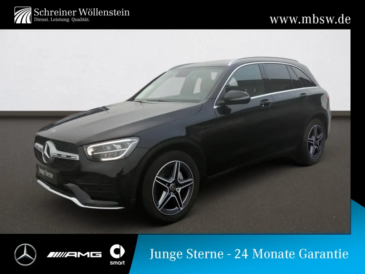 Mercedes-Benz GLC 200 4M *AMG*Ambi*RKam*Distr*Memory*MBUX*LED* Nero - 1