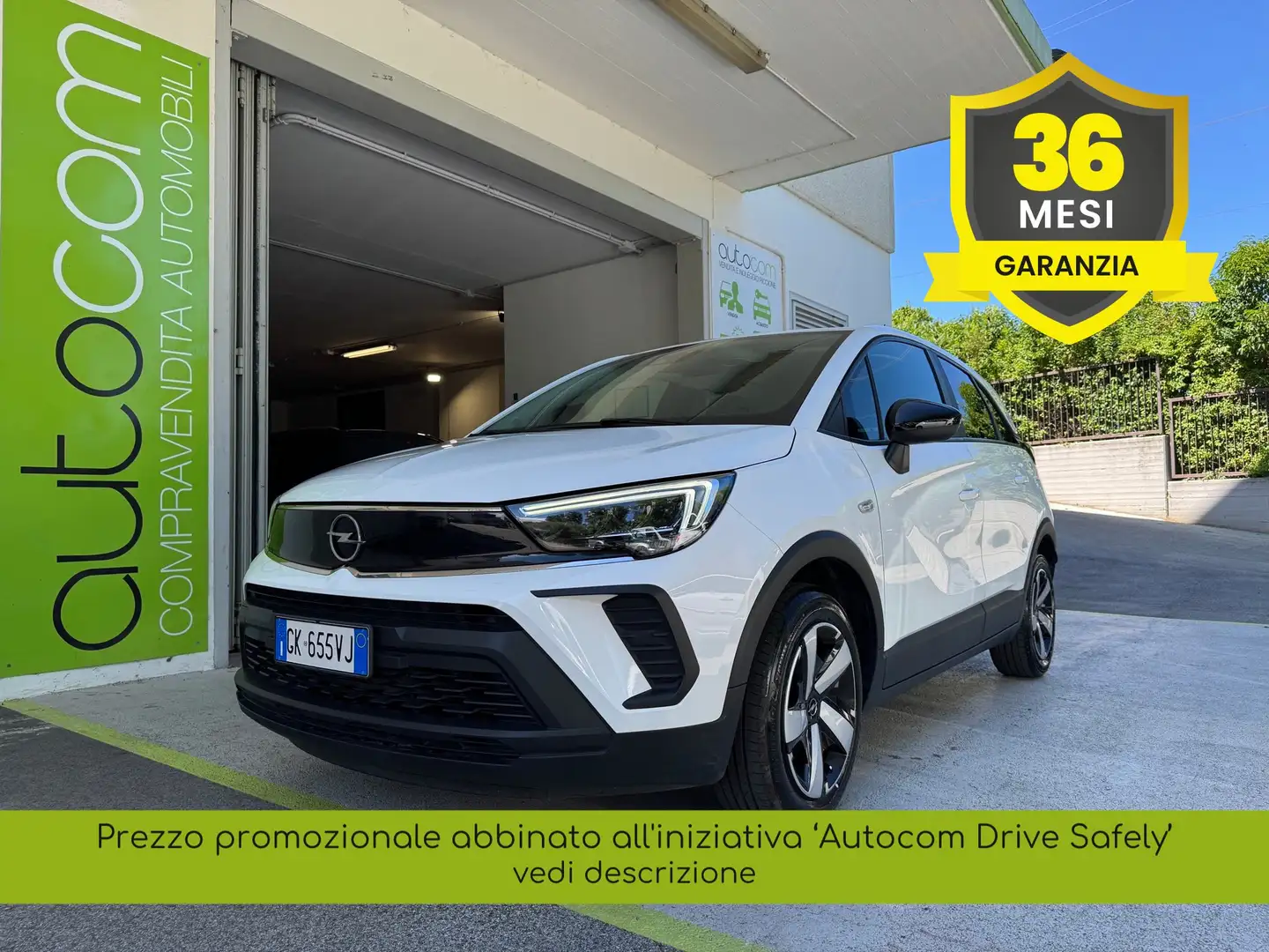 Opel Crossland X 1.2 Edition GARANZIA 24 MESI PROMO CARPLAY-CRUIS Blanc - 1