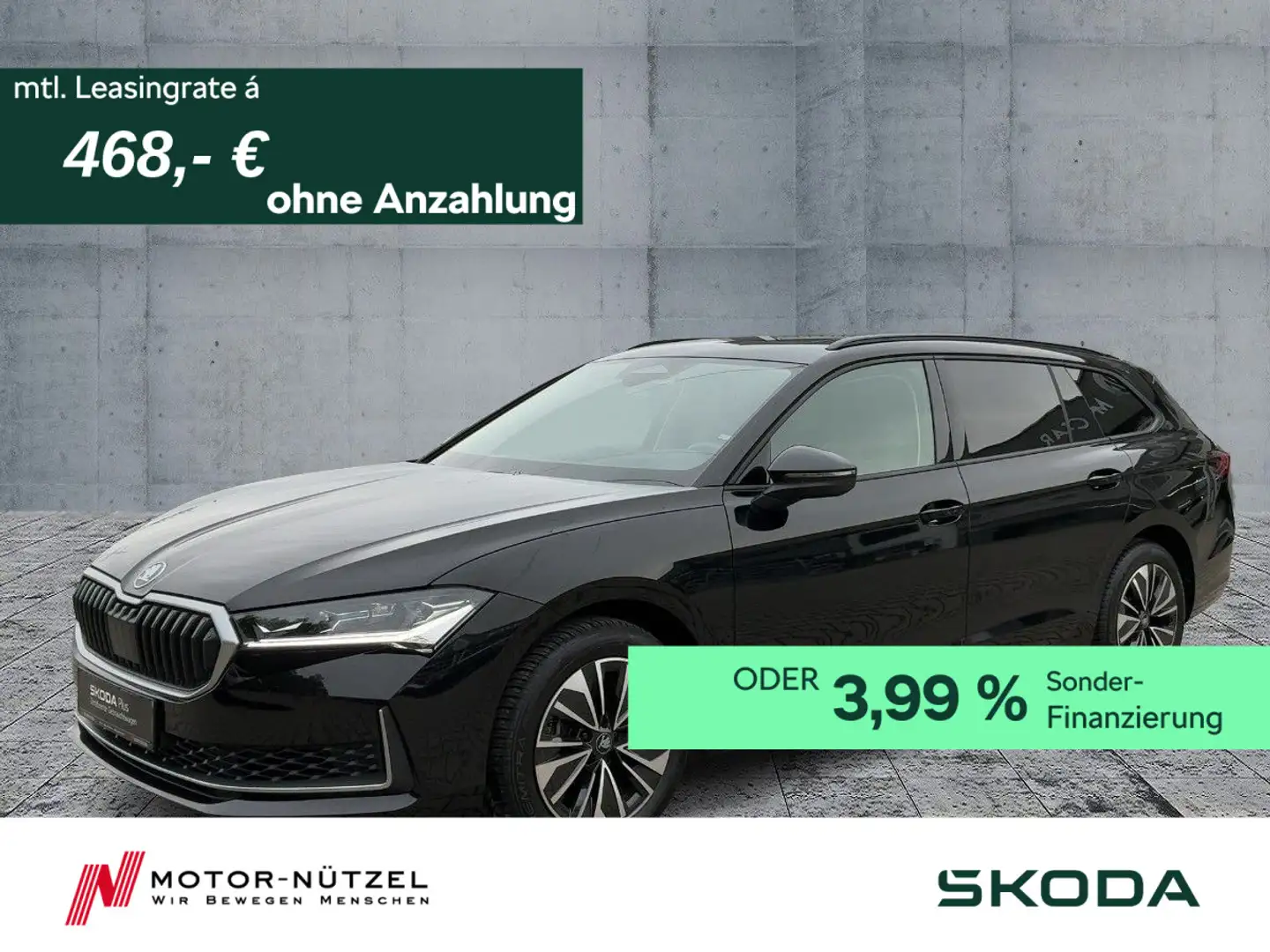 Skoda Superb Combi 2.0 TSI 4x4 MATRIX+NAV+AHK+PANO+HuD Schwarz - 1