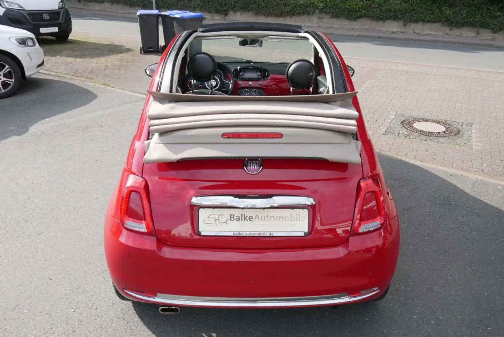 Fiat 500C Cabrio 1.2 Lounge *Klimaauto*PDC*Allwetterr.*uvm! Rouge - 1