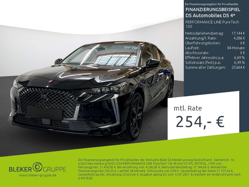 DS Automobiles DS 4 PERFORMANCE LINE PureTech 130