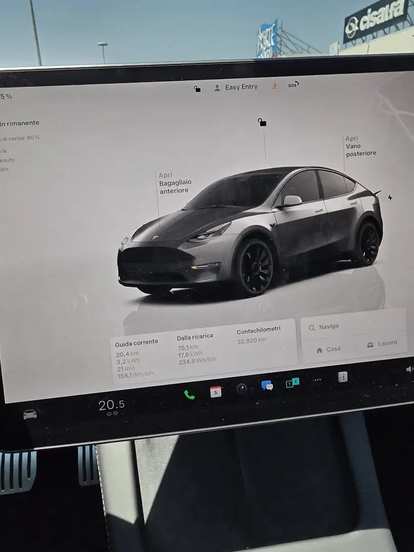 Tesla Model Y Model Y 2021 Performance Dual Motor awd Grigio - 1