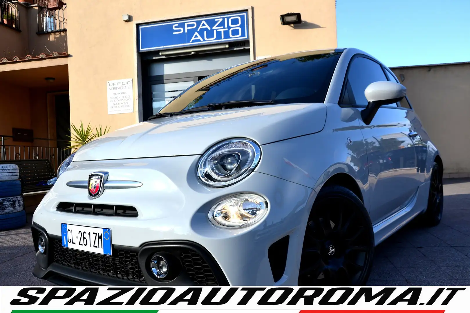 Abarth 595 F 595 PISTA 165CV **KM ORIGINALI**TAGLIANDI ABARTH Blanc - 1
