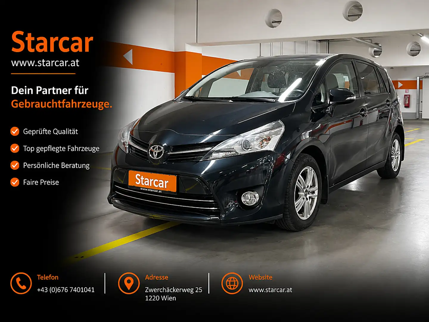 Toyota Verso 1,6 D-4D Active *1.BESITZ*KLIMA* Grau - 1