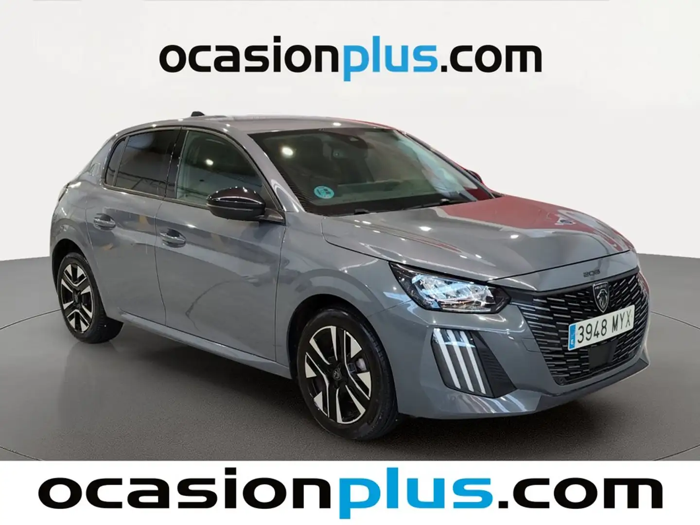 Peugeot 208 1.2 Puretech S&S Allure 100 Gris - 2