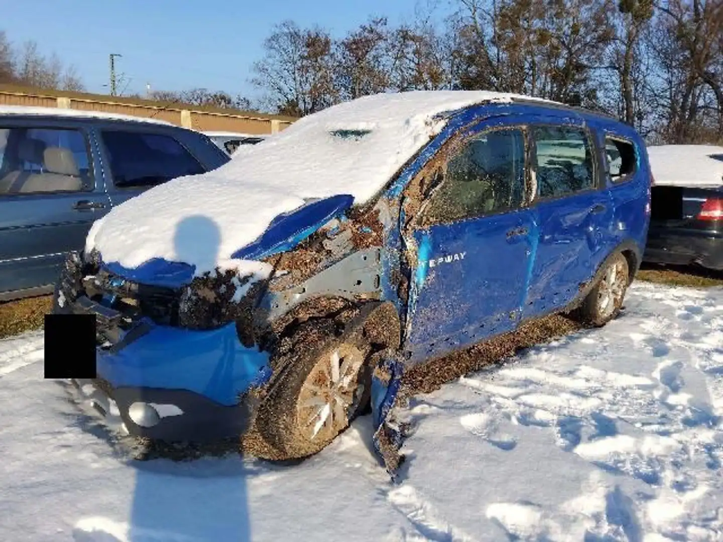 Dacia Lodgy Stepway  1,6i LPG Blau - 1
