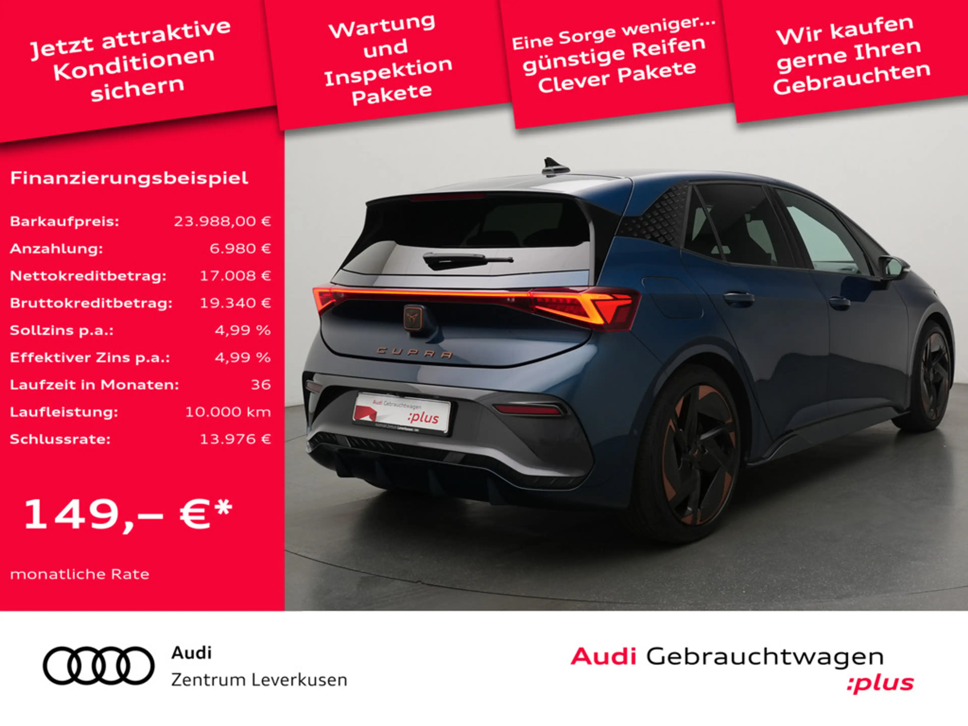 CUPRA Born CARPLAY NAVI ACC NAVI SHZ LED HUD — photo 2
