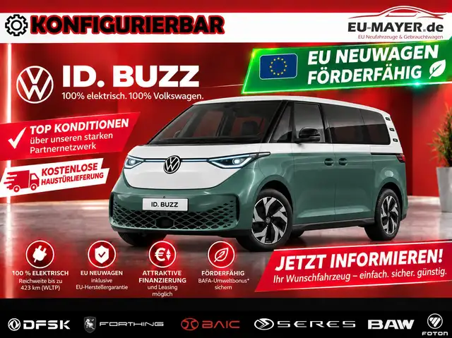 Volkswagen ID. Buzz Pure CZ / Festpreisgarantie* | Förderfähig! 59 ...