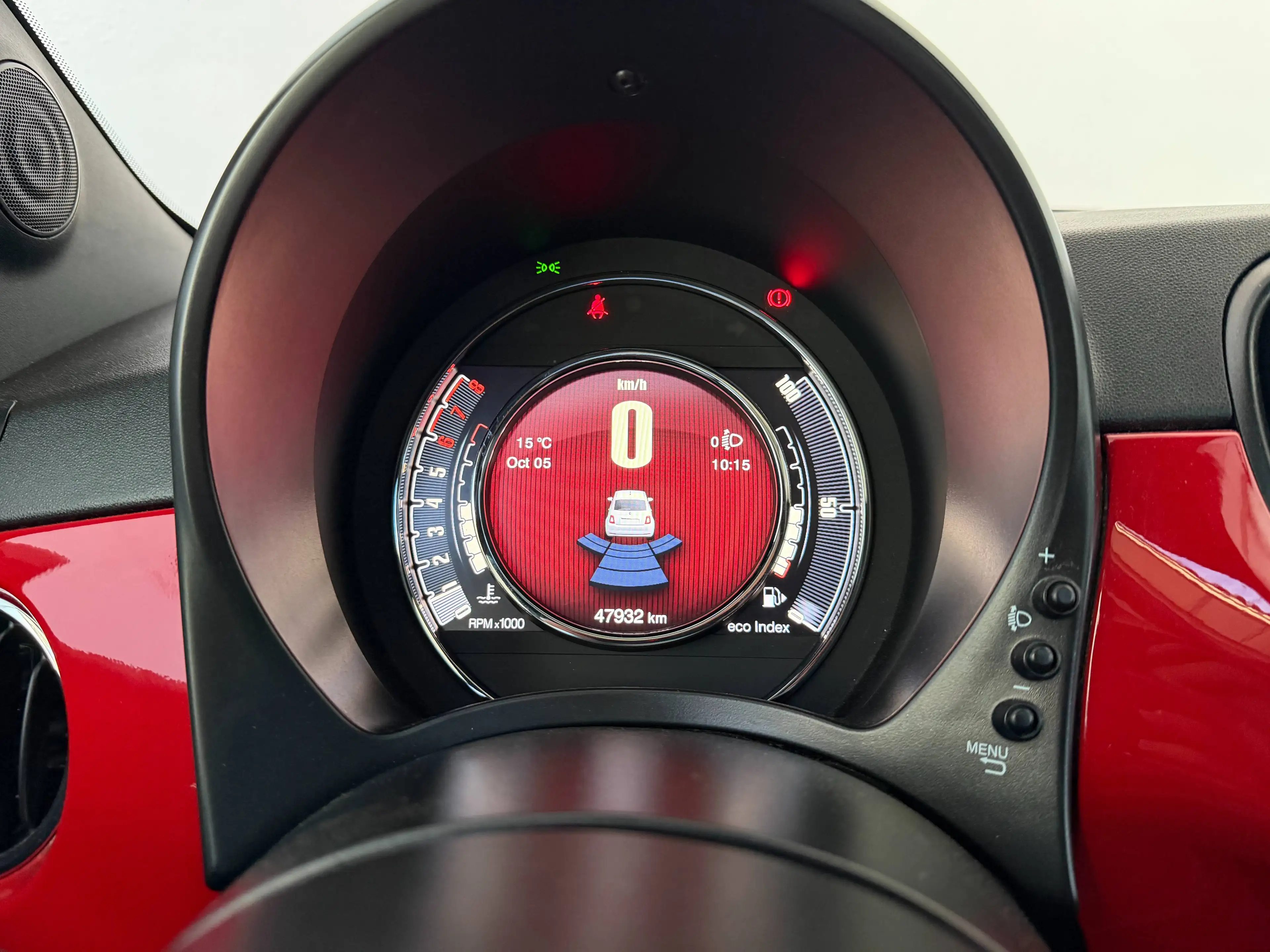 Fiat 500 1.0i MHEV Red - Toit ouvrant - Carplay - Cruise Control - Capteurs de recul - Climatisation - 1 an de garantie — photo 13