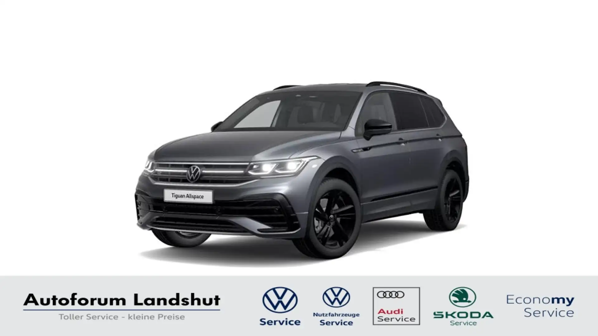 Volkswagen Tiguan Allspace 2.0 TDI R-Line 4M MATRIX/KAM/ACC Grau - 1