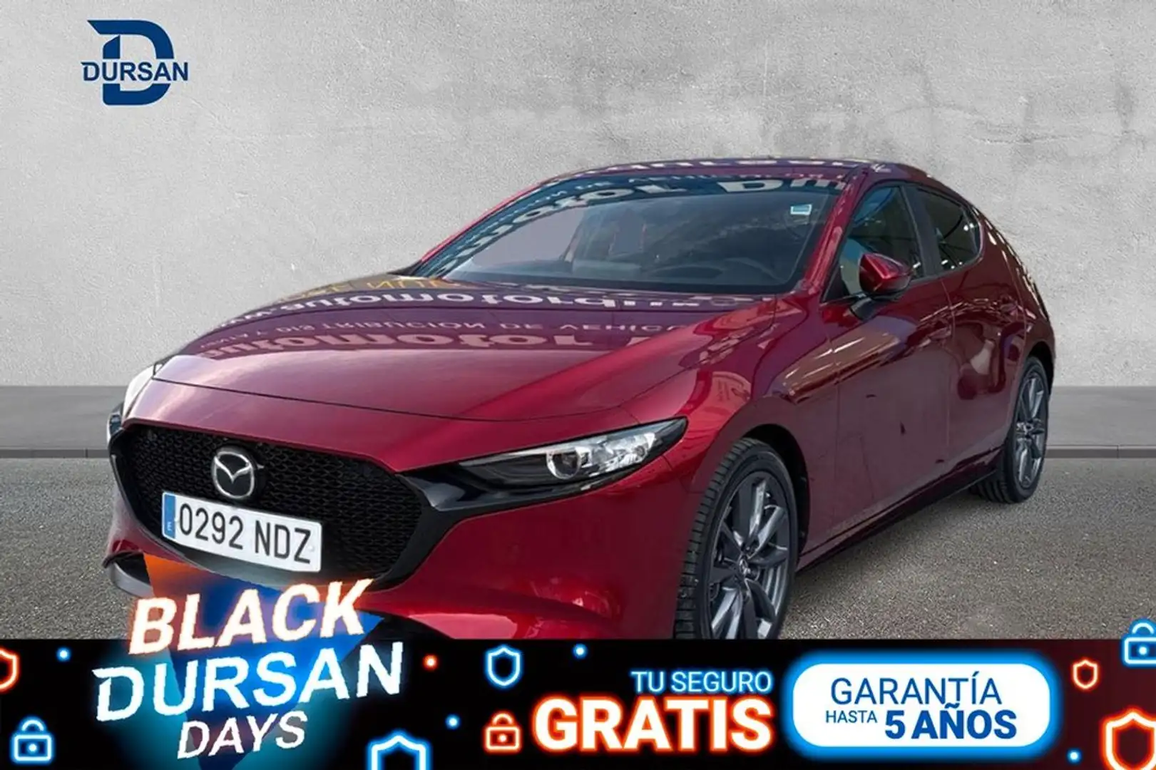 Mazda 3 2.0 eSKYACTIVG 90KW EXCLUSIVELINE Rojo - 1