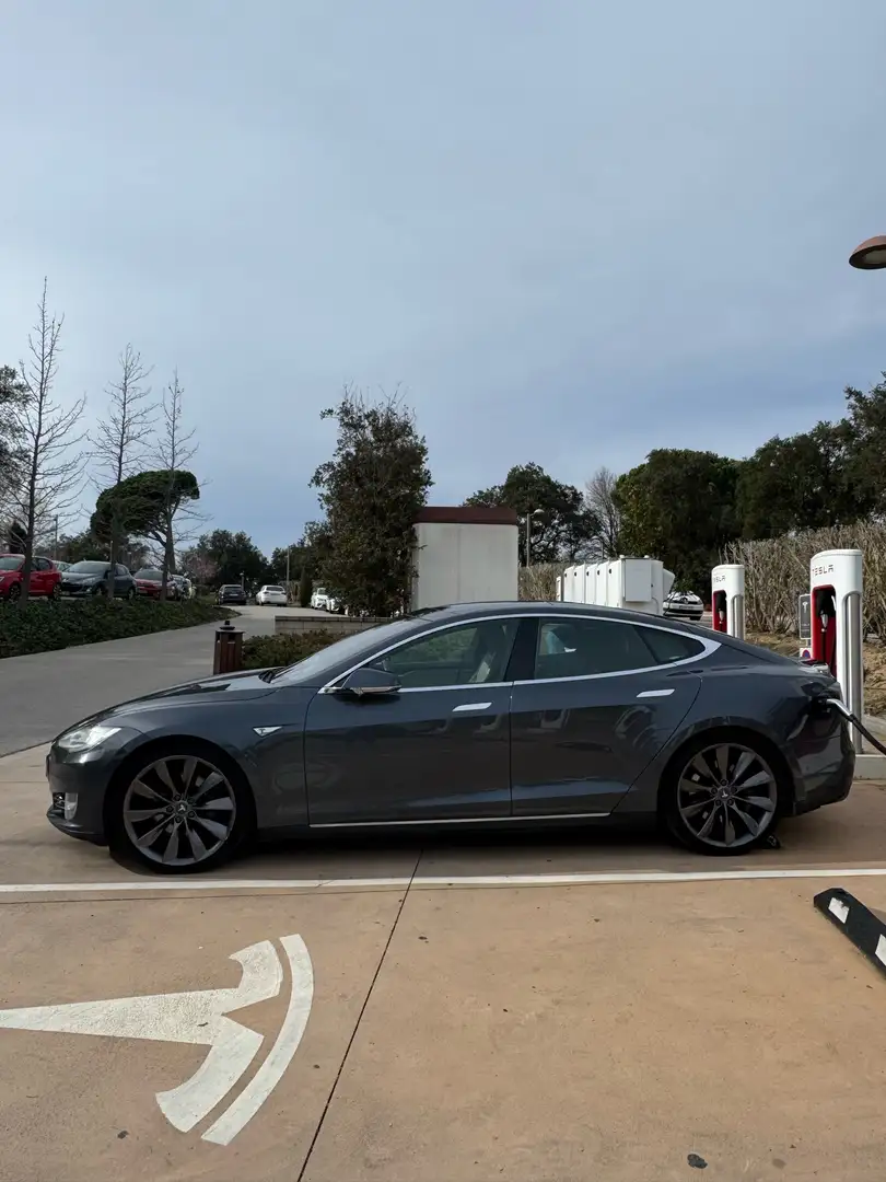 Tesla Model S S 85 Gris - 1