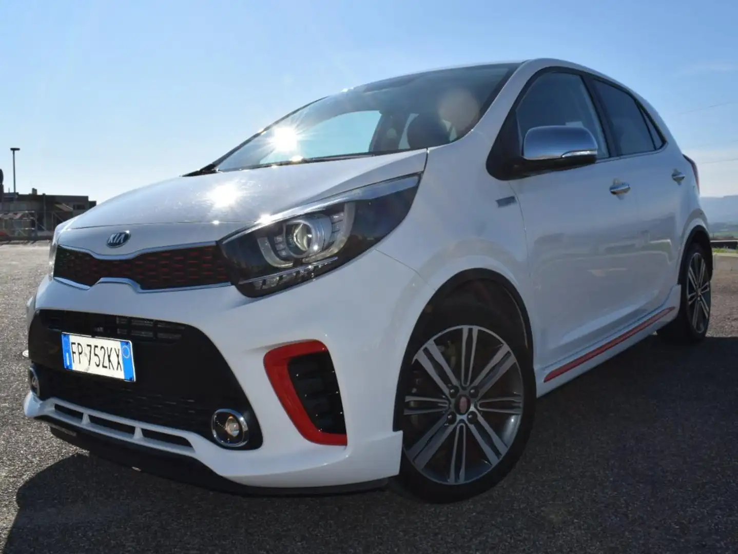 Kia Picanto Picanto III 2017 1.0 tgdi GT Line Premium Pack Bianco - 1