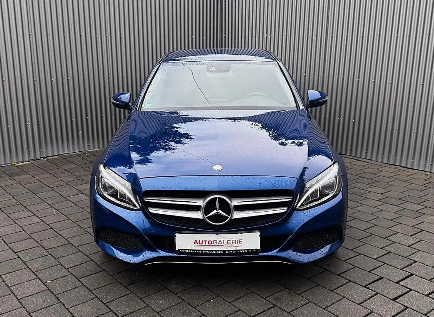 Mercedes-Benz C 180 *Automatik*LED*Navi*Teilleder*Euro6* Azul - 2