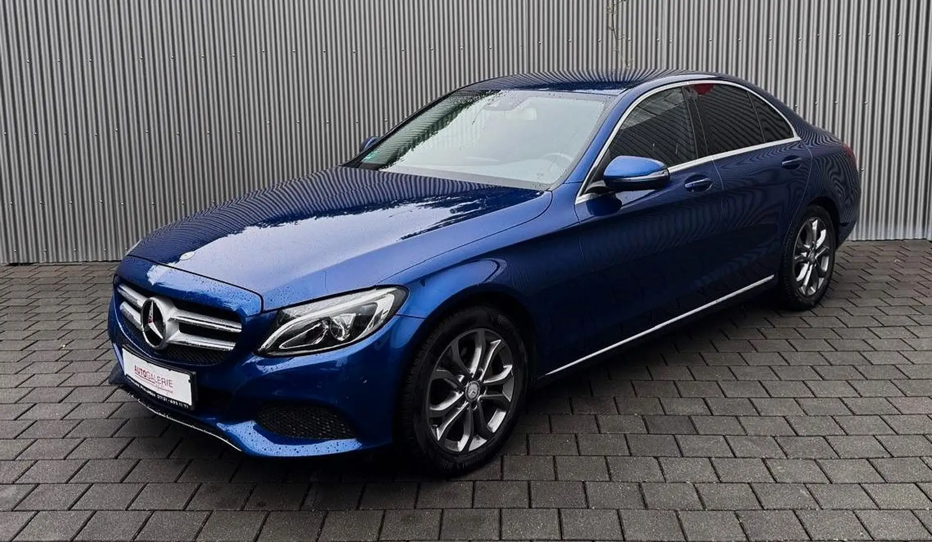 Mercedes-Benz C 180 *Automatik*LED*Navi*Teilleder*Euro6* Azul - 1