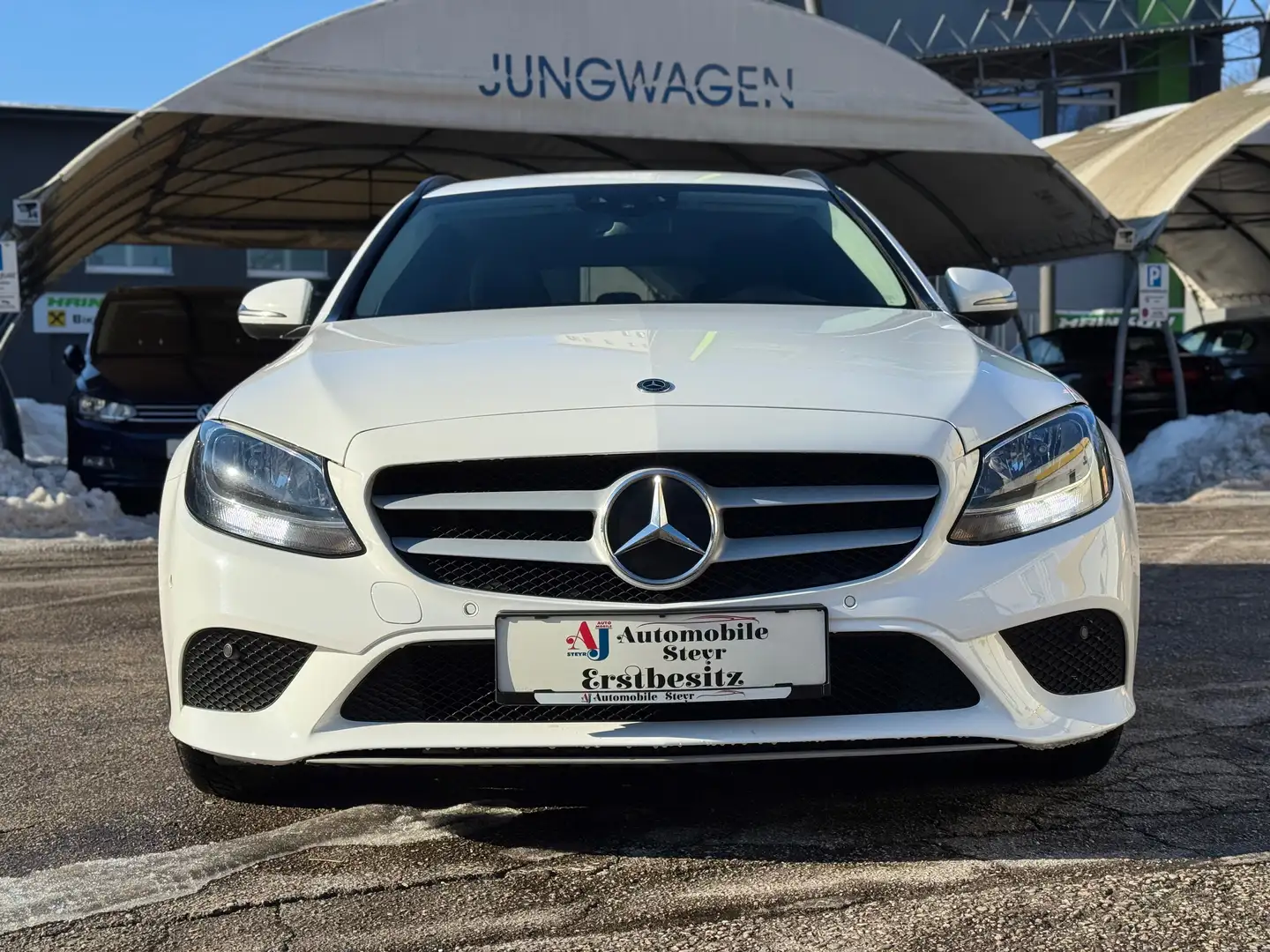 Mercedes-Benz C 220 d T Kombi 9G-TRONIC+Navi+Apple CarPlay+Kamera+AHK Weiß - 2